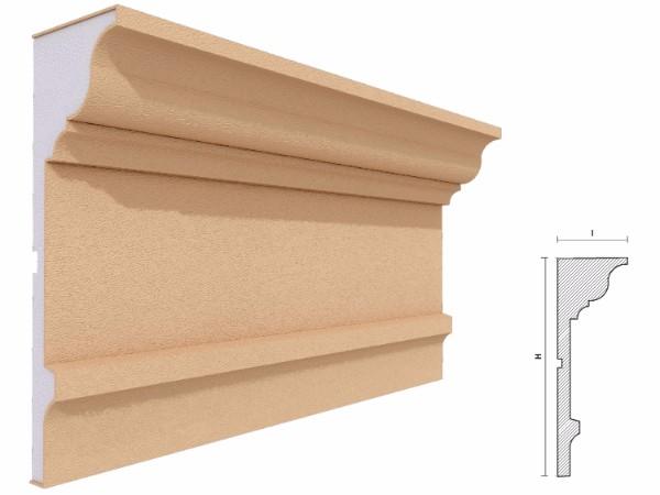 Cornisa decorativa fatada FP413 250x85mm lungime 2 m [2]