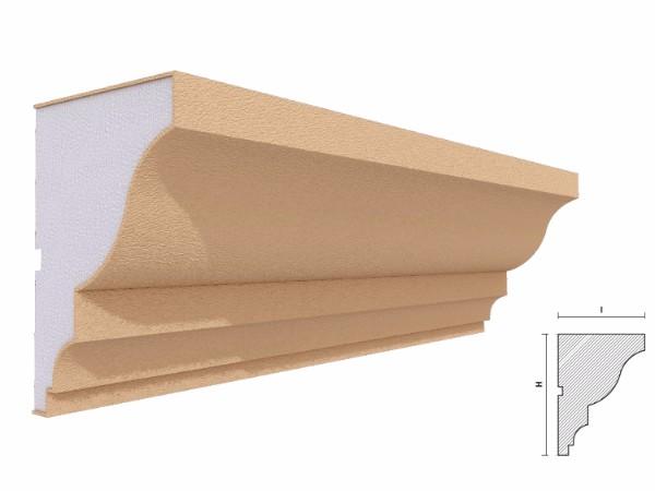 Cornisa decorativa fatada FP415 140x100mm lungime 2 m [2]