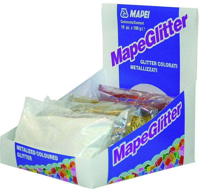 Fulgi colorati pentru chit de rosturi Mapei Mapeglitter 10 pungi x 100 g [1]