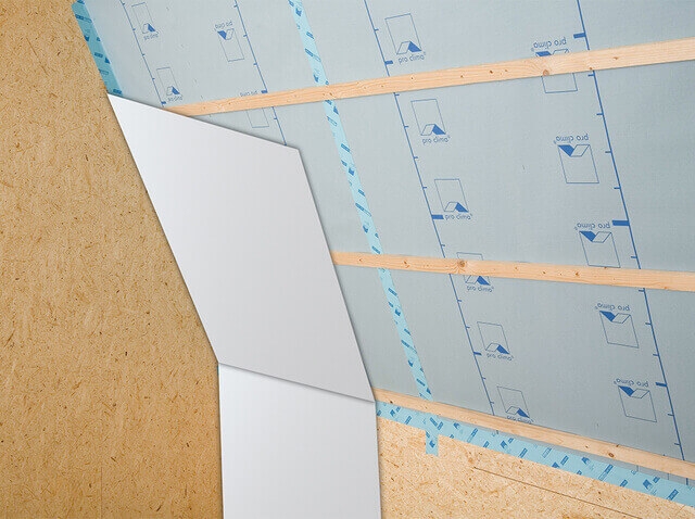 Banda adeziva de hartie pentru bariere vapori Pro Clima Uni Tape 30 m x 60 mm [2]
