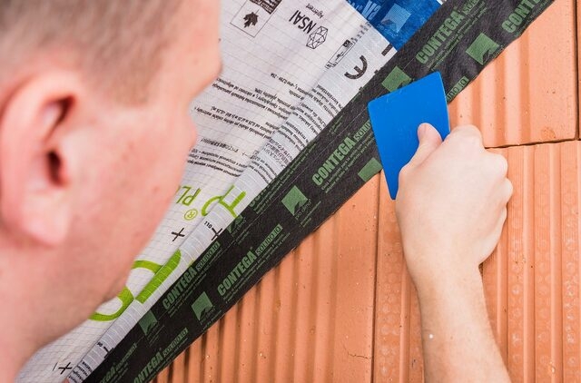 Banda adeziva ferestre si usi interior exterior Pro Clima Contega Solido IQ 30 m x 80 mm [2]
