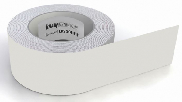 Banda adeziva de etansare Knauf Insulation Homeseal LDS Solifit 25 m x 60 mm [1]