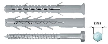 Diblu cadre camasa lunga cap hexagonal Koelner diametru 10 mm [2]