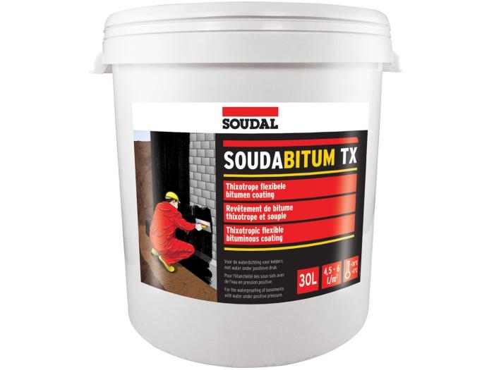 Hidroizolatie bituminoasa fundatie Soudal Soudabitum TX DFE 30 l [1]