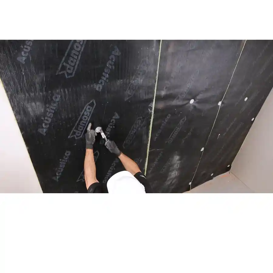 Membrana izolare fonica pereti si pardoseli Danosa Acustidan 16 mm pasla / 4 mm bitum 6 mp [2]