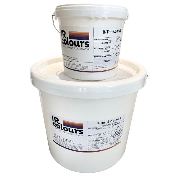 Microciment IR Colours B-Ton Alb BV kit A+B 11 kg [2]
