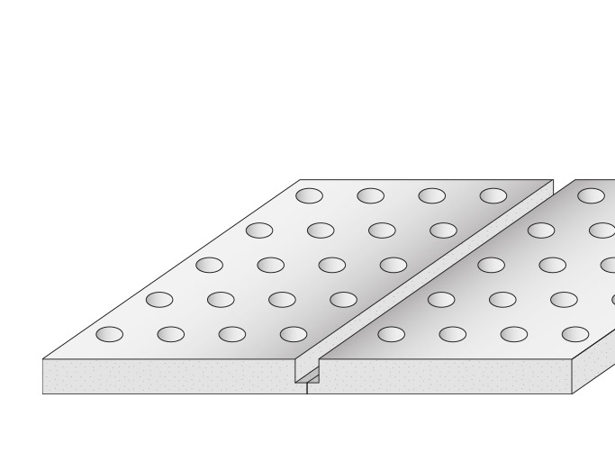 Placa perforata fonoabsorbanta 12.5 mm Knauf Cleaneo Akustik cant UFF [3]