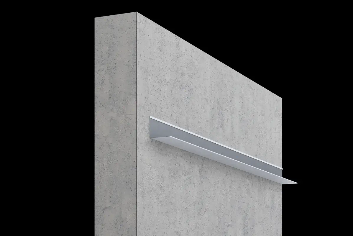 Profil perimetral Knauf Armstrong L 19 x 24 x 3000 mm 0.45 mm grosime alb [2]