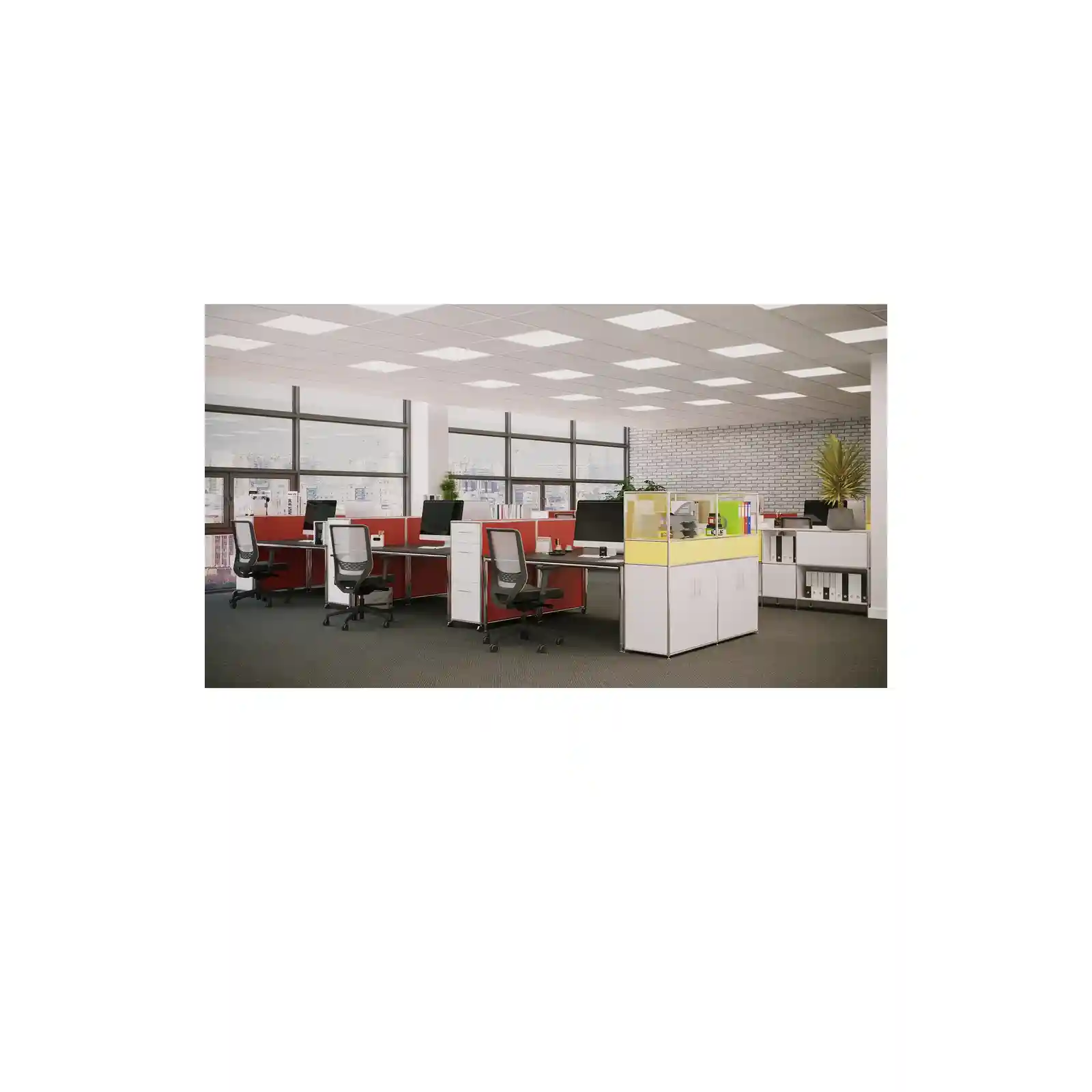 Tavan casetat fibra minerala Knauf THERMATEX Feinfresko [2]