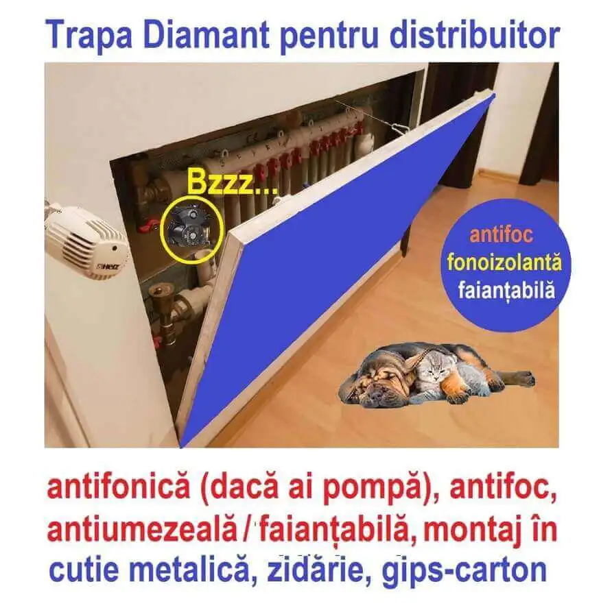 Trapa vizitare cu placa Knauf Diamant pentru izolare fonica [3]