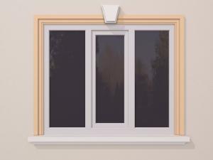 Ancadramente - Ancadrament fereastra exterior FP117 140x40mm lungime 2m