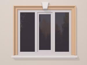 Ancadramente - Ancadrament fereastra exterior FP123 135x81mm lungime 2m