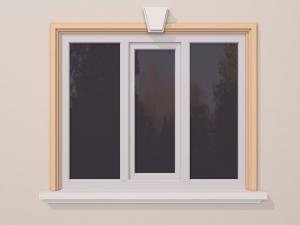 Ancadramente - Ancadrament fereastra exterior FP128 110x53mm lungime 2m