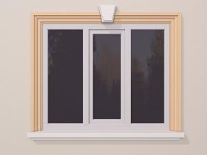 Ancadramente - Ancadrament fereastra exterior FP130 146x63mm lungime 2m