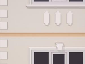 Brauri decorative - Brau decorativ exterior FP308 135x50mm lungime 2m