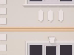 Brauri decorative - Brau decorativ fatada FP316 178x50mm lungime 2m