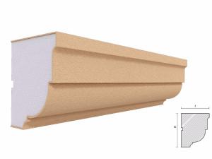 Cornisa decorativa fatada FP402 120x100mm lungime 2 m [1]