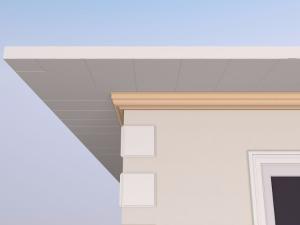 Cornise decorative - Cornisa decorativa fatada FP402 120x100mm lungime 2 m