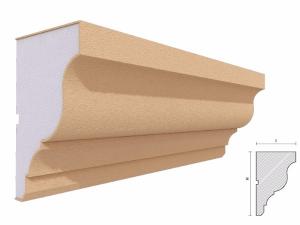 Cornisa decorativa fatada FP407 160x100mm lungime 2m [1]