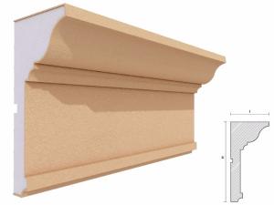 Cornisa decorativa fatada FP410 220x105mm lungime 2m [1]