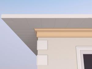 Cornise decorative - Cornisa decorativa fatada FP410 220x105mm lungime 2m