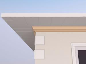 Cornise decorative - Cornisa decorativa fatada FP415 140x100mm lungime 2 m