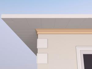 Cornise decorative - Cornisa decorativa fatada FP418 130x75mm lungime 2m