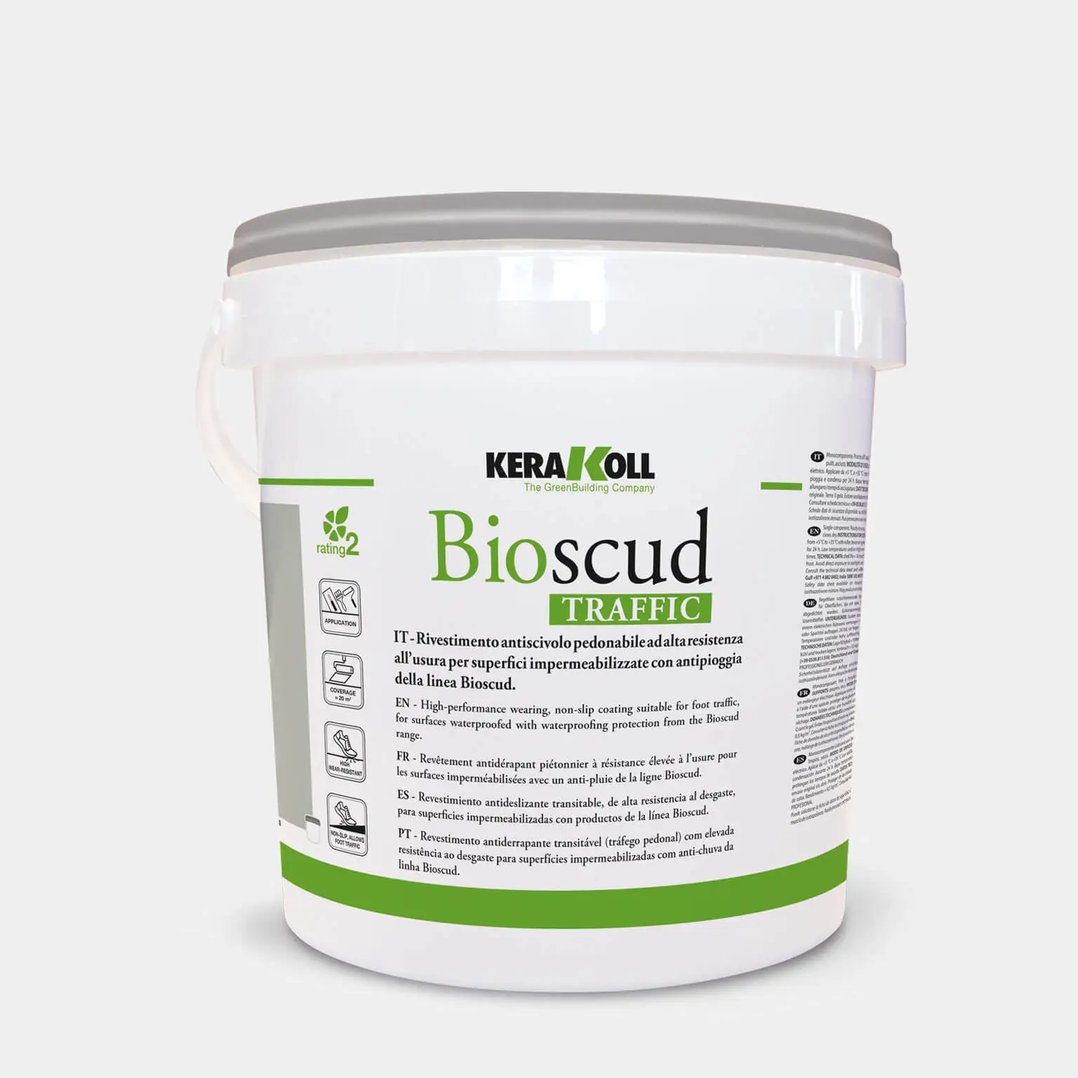 Hidroizolatii acoperis terase - Acoperire anti-derapanta Kerakoll Bioscud Traffic