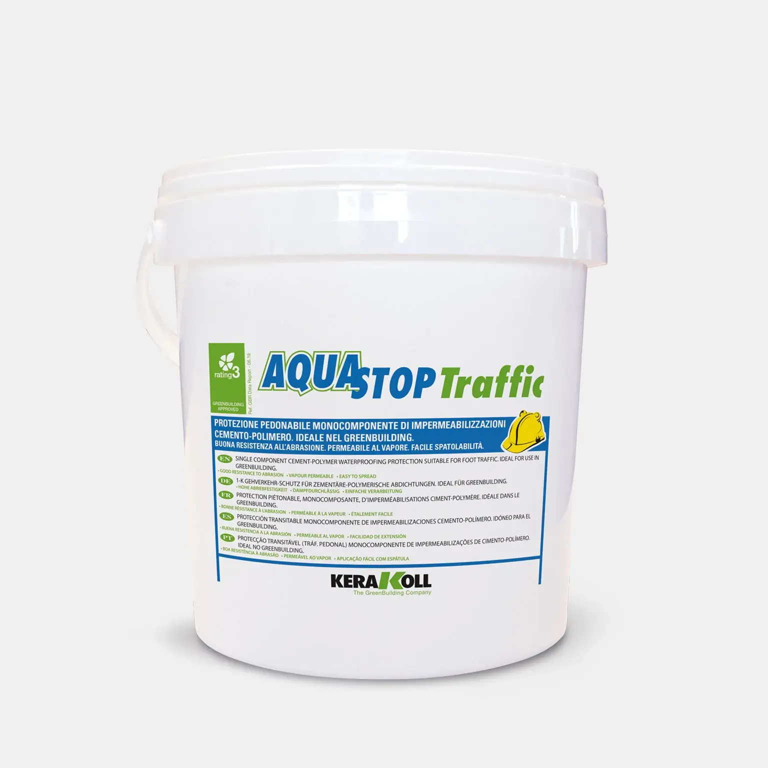 Hidroizolatii terasa si balcon - Acoperire flexibila antiderapanta Kerakoll Aquastop Traffic 10 kg