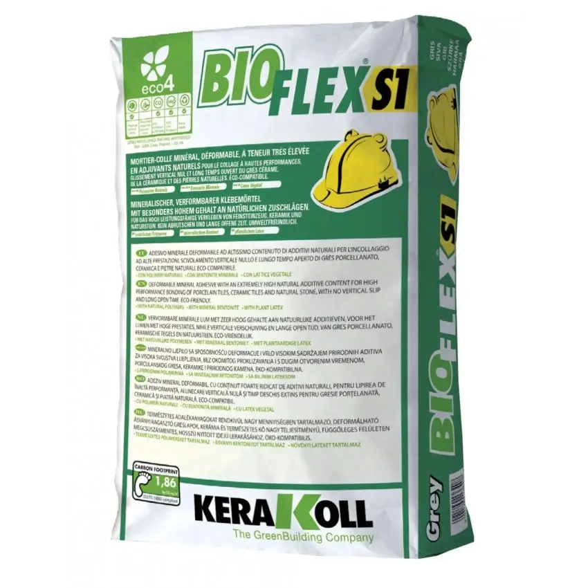 Adeziv gresie si faianta - Adeziv gresie faianta flexibil Kerakoll Bioflex S1 25 kg