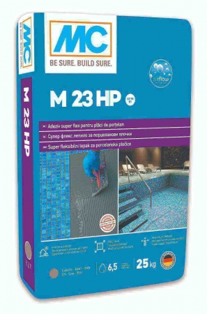 Adeziv gresie si faianta - Adeziv gresie faianta flexibil placi mari M 23 HP 25 kg