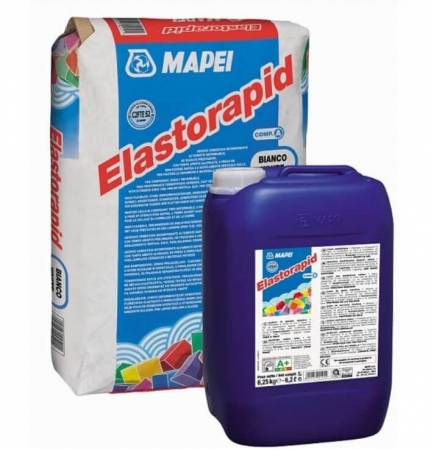 Adeziv gresie si faianta - Adeziv gresie si faianta flexibil Mapei Elastorapid kit A+B 31.25 kg