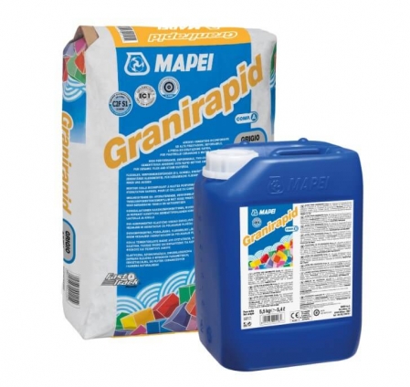 Adeziv gresie si faianta - Adeziv gresie si faianta flexibil Mapei Granirapid kit A+B