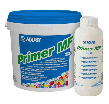Amorse - Bariera de vapori si consolidare sapa Mapei Primer MF kit A+B 4 kg