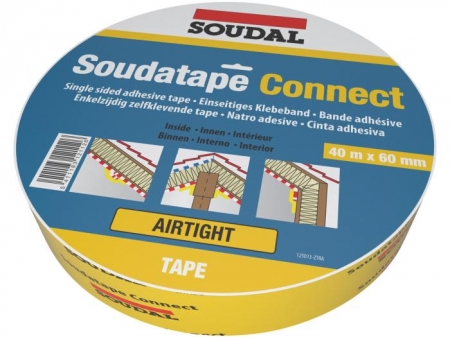 Benzi etansare - Banda adeziva bariere de vapori Soudal Soudatape Connect 60 mm x 40 m