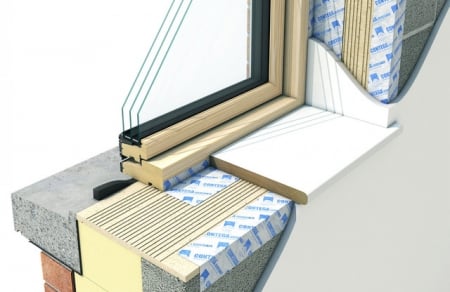 Banda adeziva expandabila ferestre si usi Pro Clima Contega Fiden Exo 4.3 m x 15 mm x 7-12 mm grosime [4]