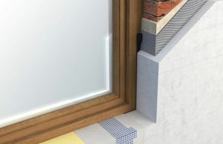 Banda adeziva expandabila ferestre si usi Pro Clima Contega Fiden Exo 4.3 m x 15 mm x 7-12 mm grosime [2]