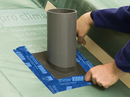 Banda adeziva pentru barierele de vapori Pro Clima Tescon Vana 30 m x 60 mm [4]
