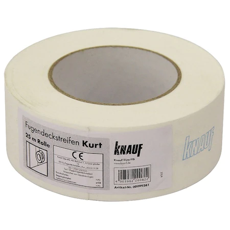 Accesorii gips carton - Banda de armare protectie la radiatii Knauf Kurt 25 m pentru placi Safeboard