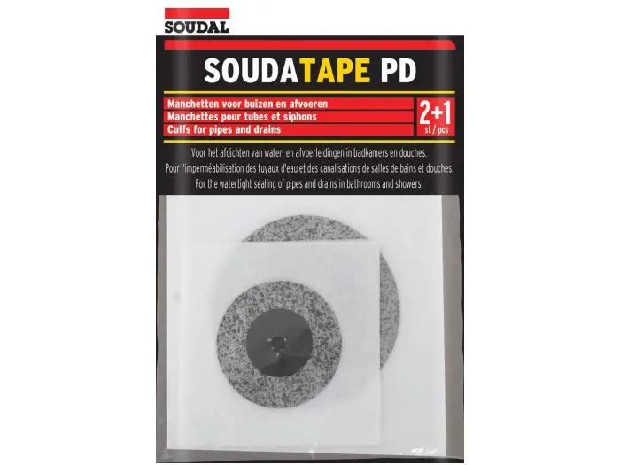 Hidroizolatii bai - Banda elastica hidroizolatii tevi Soudal Soudatape PD