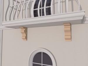 Console decorative - Consola decorativa fatada FPC05 H450xL250xG100mm
