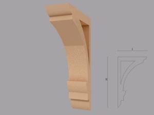 Consola decorativa fatada FPC06 H700xL400XG150mm [1]