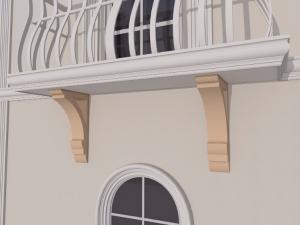 Console decorative - Consola decorativa fatada FPC06 H700xL400XG150mm
