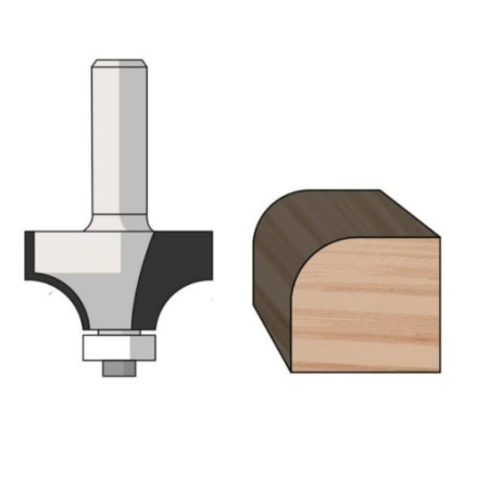 Feronerie - Freza canturi curbe Famag Widia TCT diametru 20 mm adancime 20 mm R6,4 mm