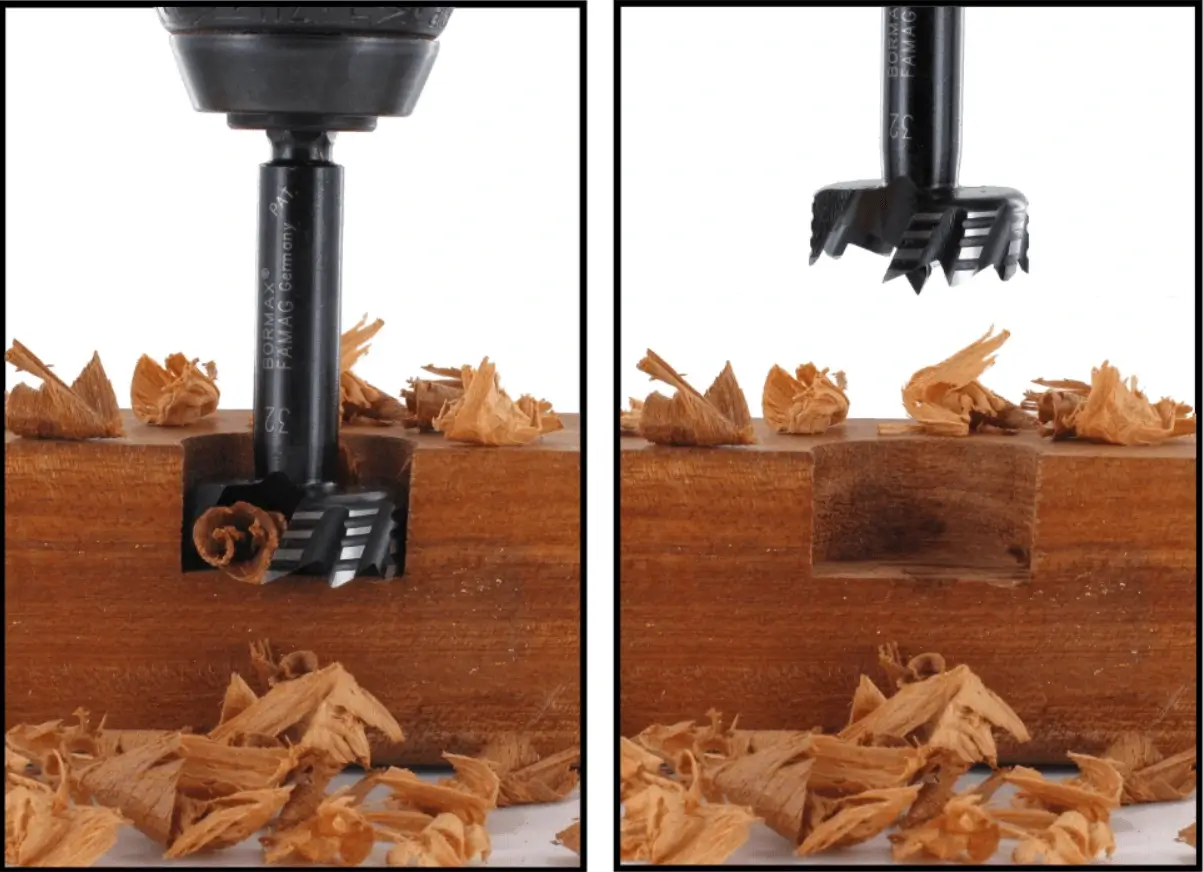 Freza lemn Famag Bormax cu canale laterale [4]