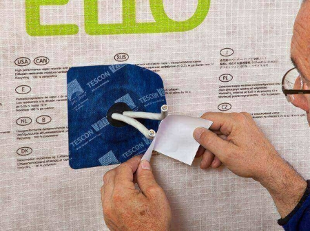 Garnitura adeziva etansare cabluri 2 strapungeri Pro Clima Kaflex duo [2]
