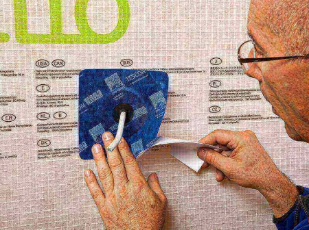 Garnitura adeziva etansare cabluri o strapungere Pro Clima Kaflex mono [2]