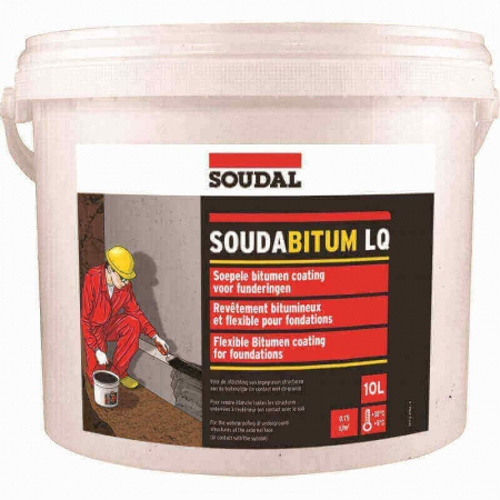 Hidroizolatii - Hidroizolatie bituminoasa fundatie Soudal Soudabitum LQ DFE