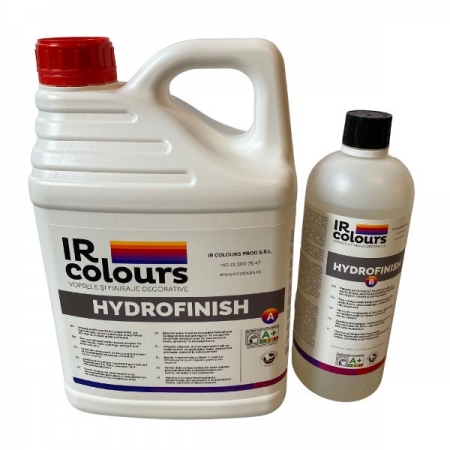 Tencuieli decorative interior - Lac poliuretanic transparent IR Colours Hydrofinish kit A+B
