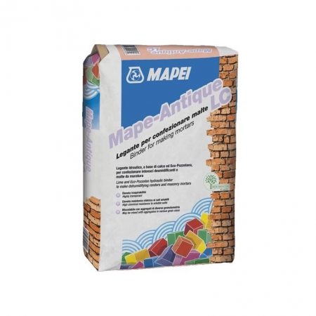 Restaurare cladiri patrimoniu - Liant hidraulic fara ciment Mapei Mape Antique LC 20 kg
